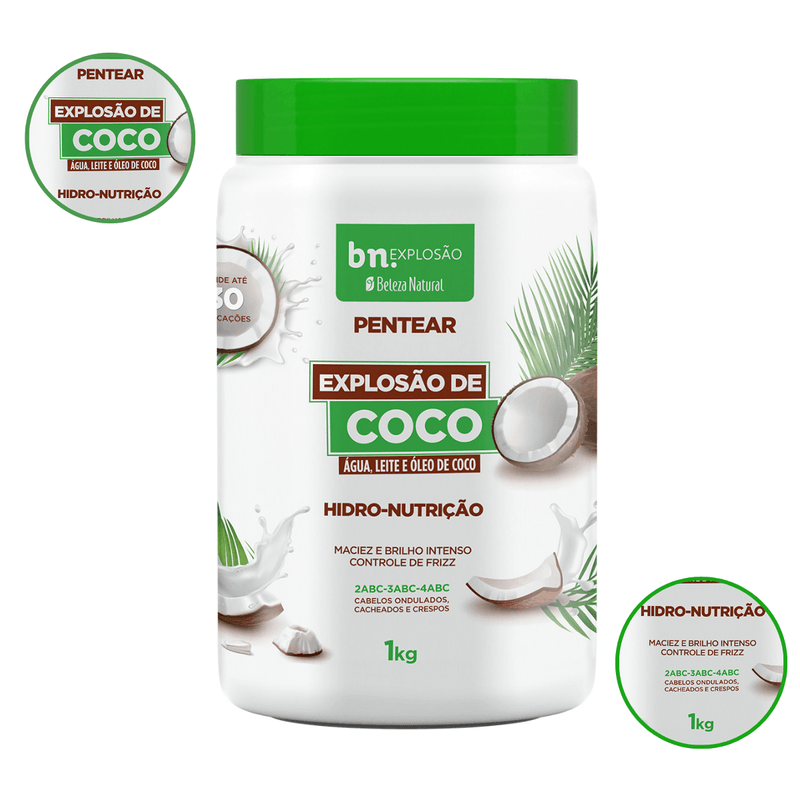 Creme de Pentear Explosão de Coco 1Kg