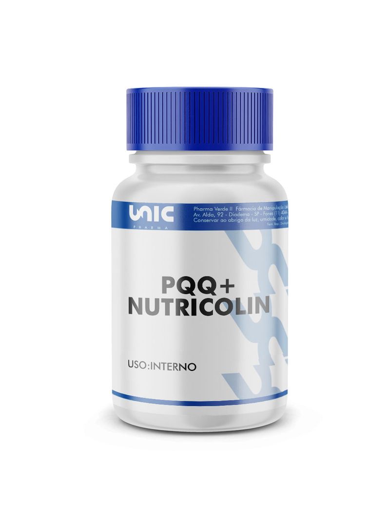 Pqq + nutricolin  com selo de autenticidade 60 Cápsulas