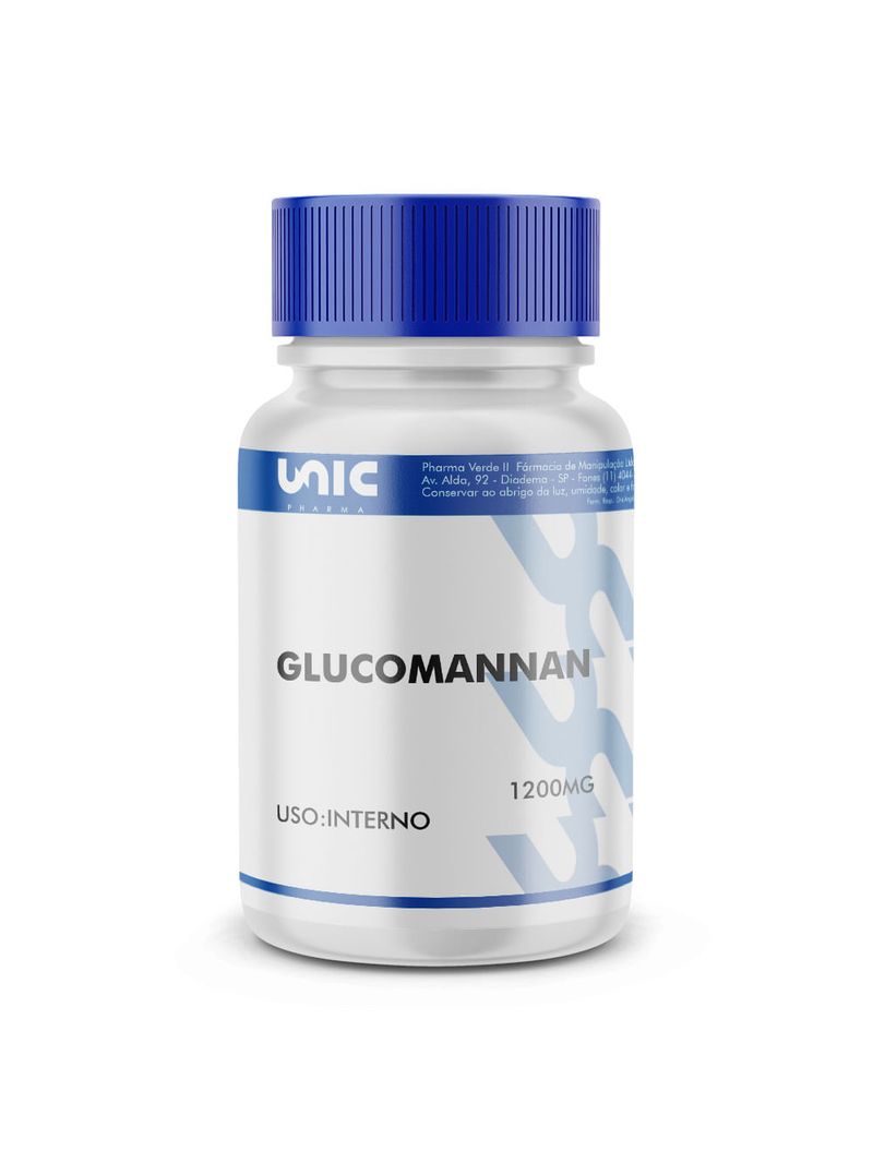 Glucomannan 1200mg 60 Cápsulas