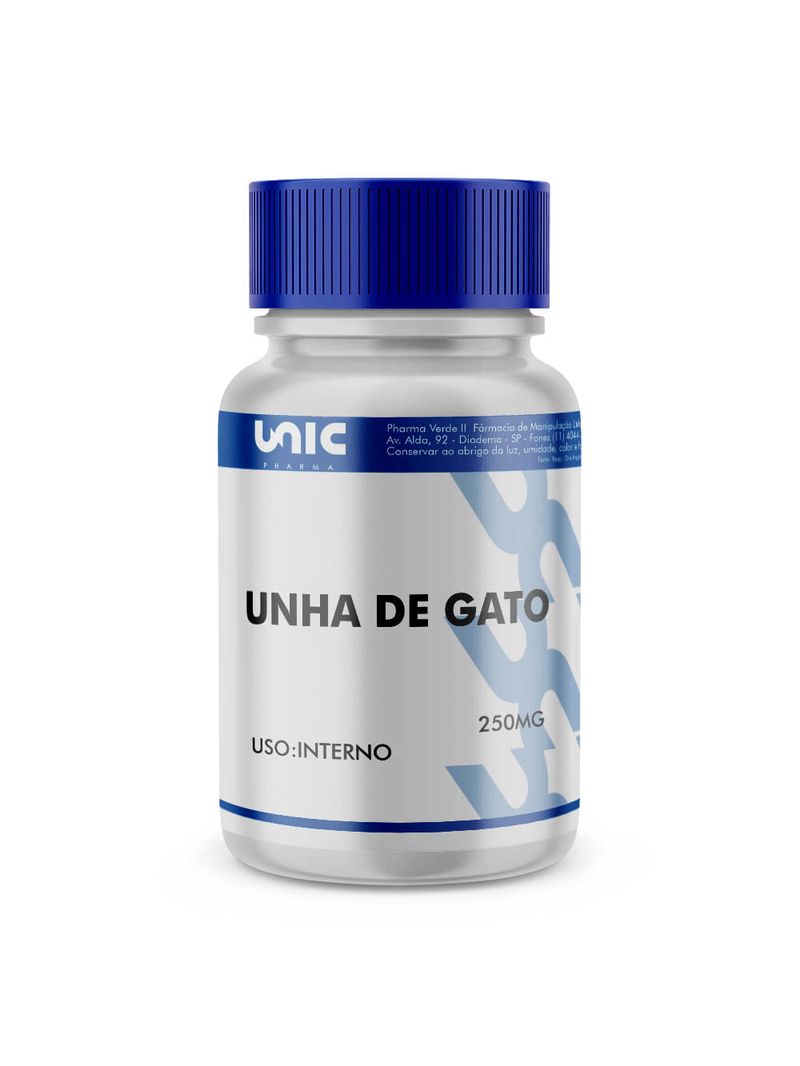 Unha De Gato 250Mg - 60 Cápsulas