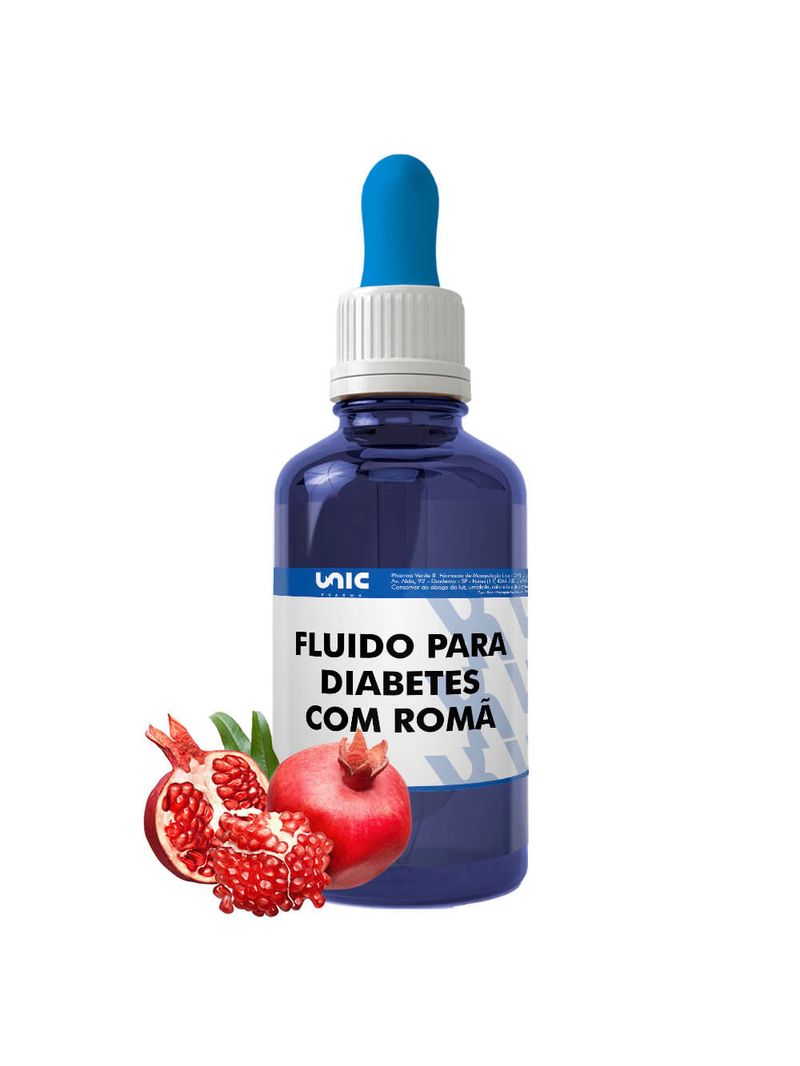 Fluído Para Diabetes Com Romã - 30Ml