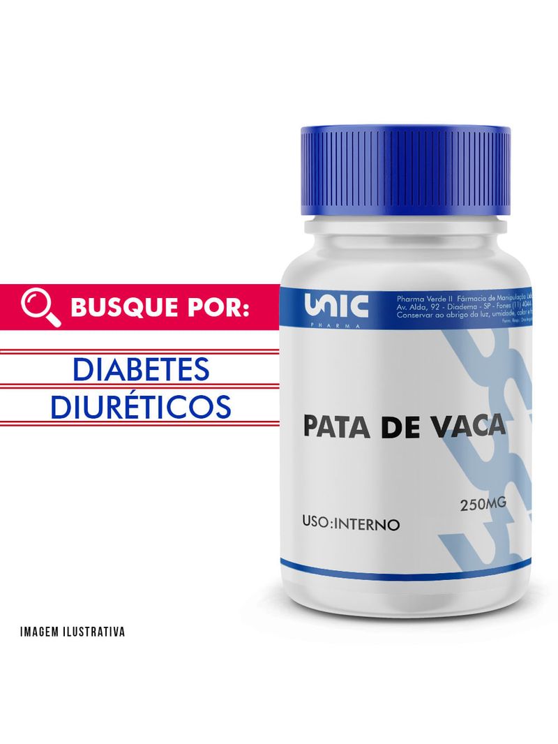 Pata de Vaca 250mg 60 Cápsulas