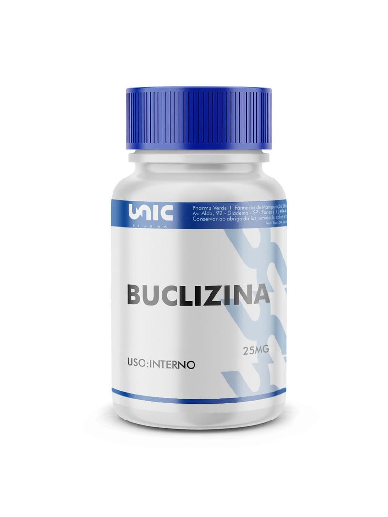 Buclizina 25mg 120 Cápsulas