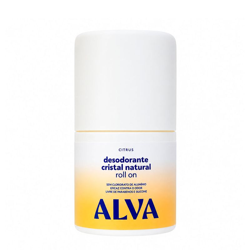 Alva Cristal Natural Citrus - Desodorante Roll On 50ml