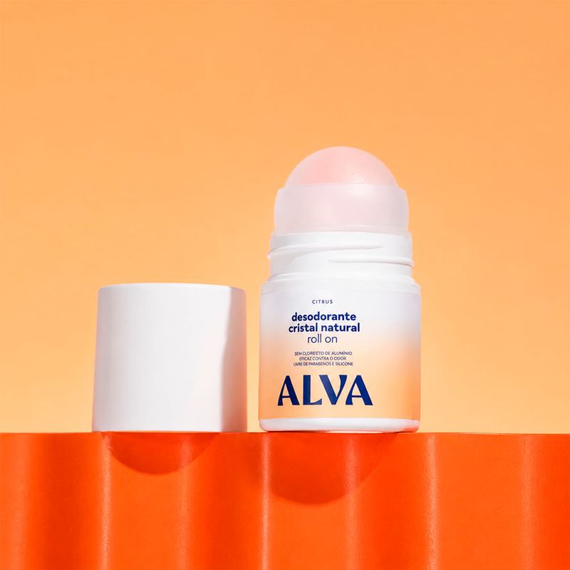 Alva Cristal Natural Citrus - Desodorante Roll On 50ml