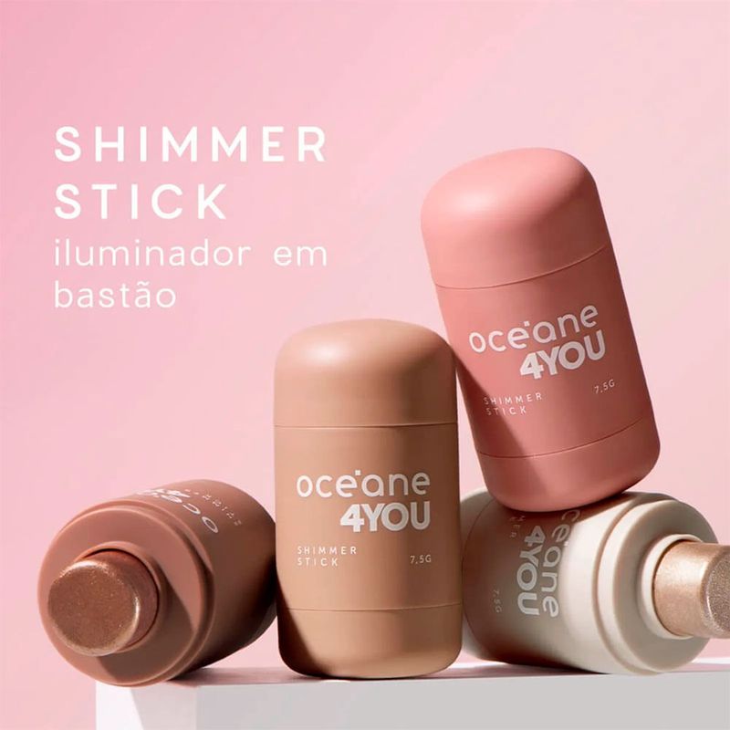 Océane 4you - Iluminador em Bastão 7,5g Iced Pearl