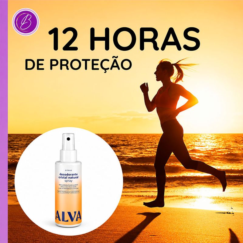 Alva Cristal Natural Citrus - Desodorante 120ml