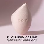 Océane Flat Blend Rosa - Esponja de Maquiagem