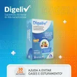 Digeliv 400FCC 30 Comprimidos Mastigáveis - Apsen