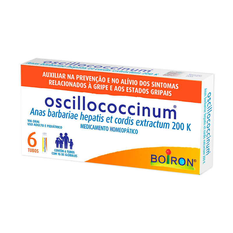 Oscillococcinum 200k 6 Doses de 1g Glóbulos - Boiron