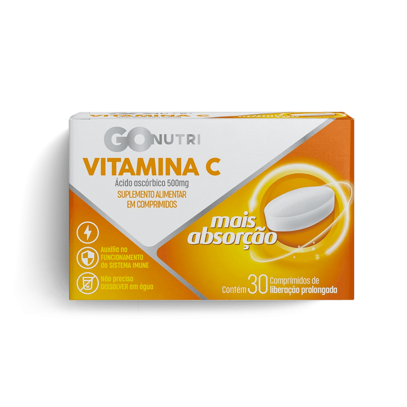 Vitamina C GOnutri - 30 Comprimidos Liberação Prolongada