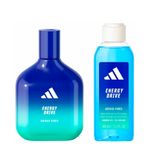Kit Adidas Vibes Energy Drive - Eau de Parfum 100ml + Shower Gel 100ml