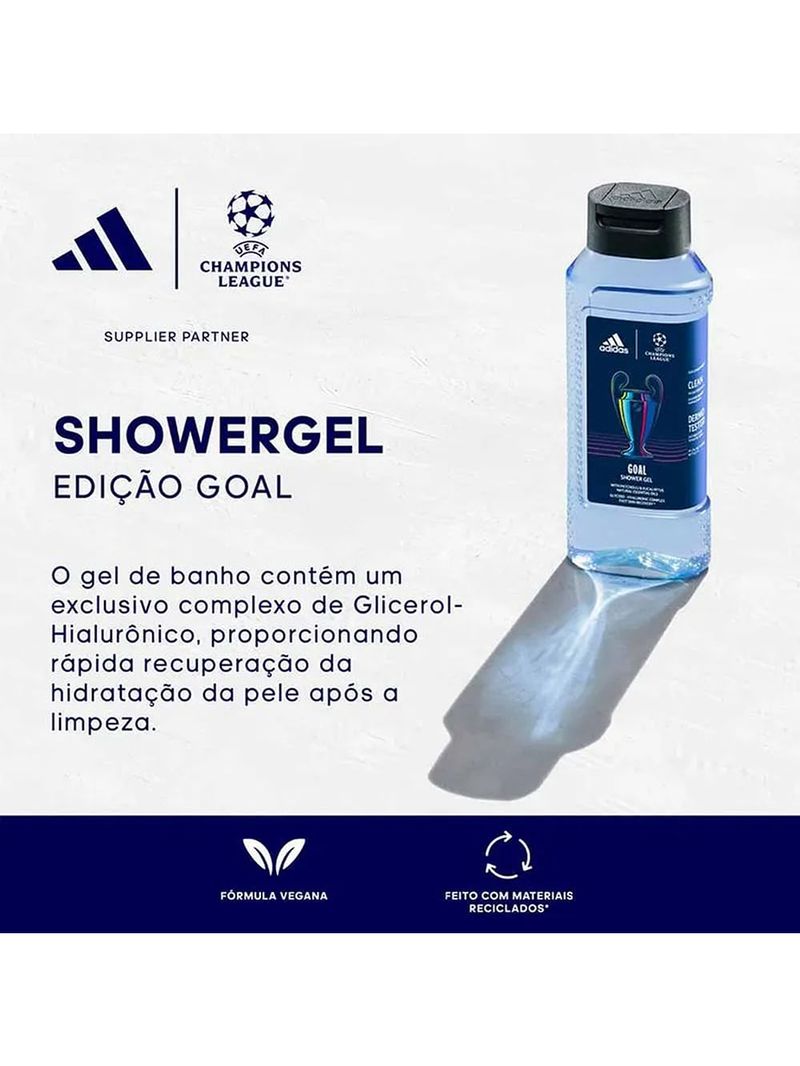 Kit Adidas Uefa Goal Masculino EdT 50ml + Sg 250ml