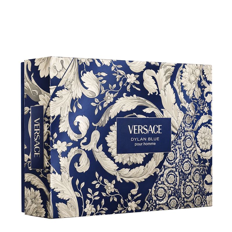 Kit Versace Dylan Blue Men Edt 50ml + Bg 50ml + Pb 50ml