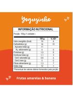 Yoguzinho de Frutas Amarelas e Banana Papapá 100g