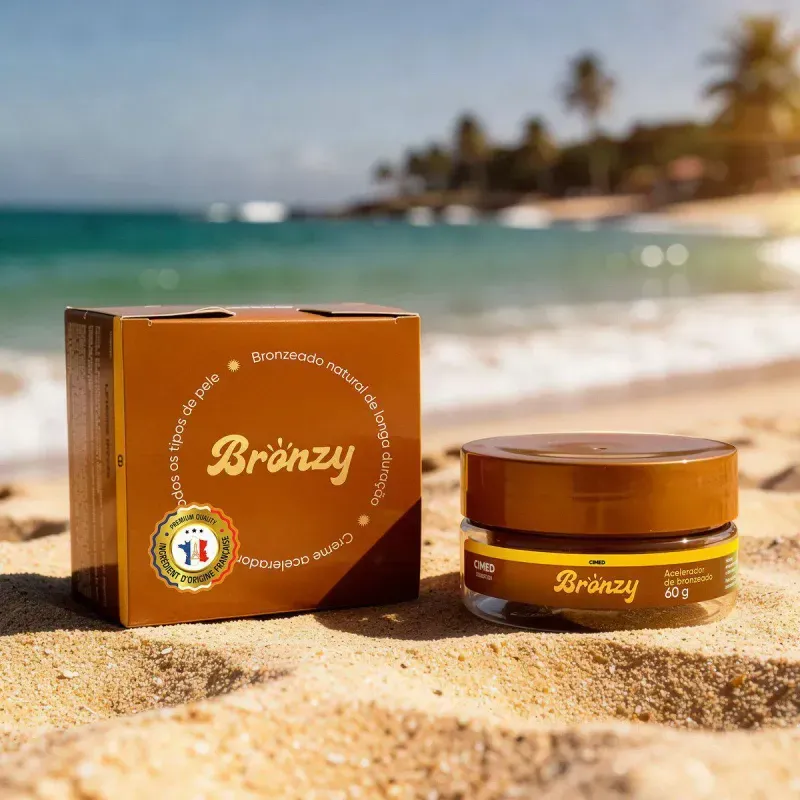 Acelerador de Bronzeado com Urucum FPS 6 Creme 60g Bronzy 6