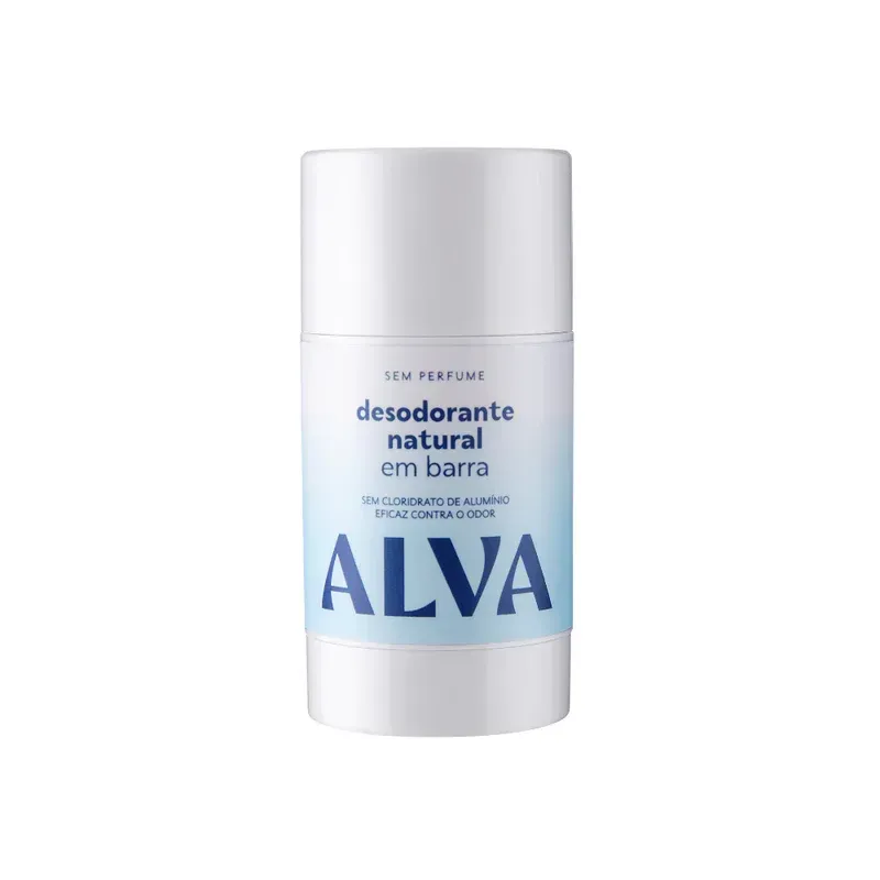 Desodorante em Barra Natural Vegano Sem Perfume 55g Alva Personal Care 1