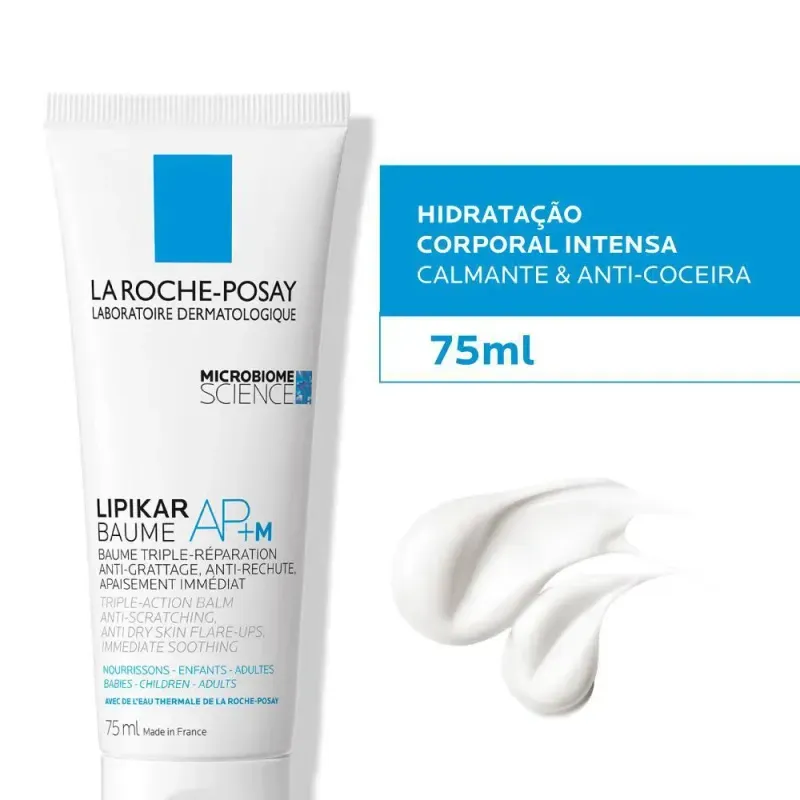 Hidratante Corporal Lipikar Baume AP+M para Pele Atópica 75ml La Roche-Posay 4