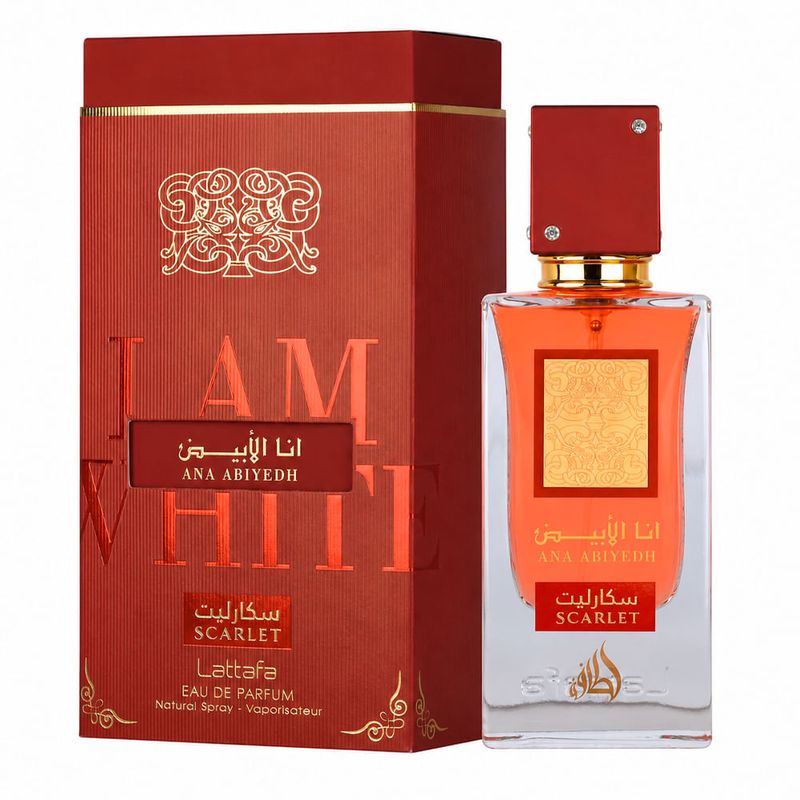 香水(女性用) Lattafa Ana abiyedh Scarlet Lattafa Ana Abiyedh Scarlet Eau de Parfum - Perfume Feminino 60ml