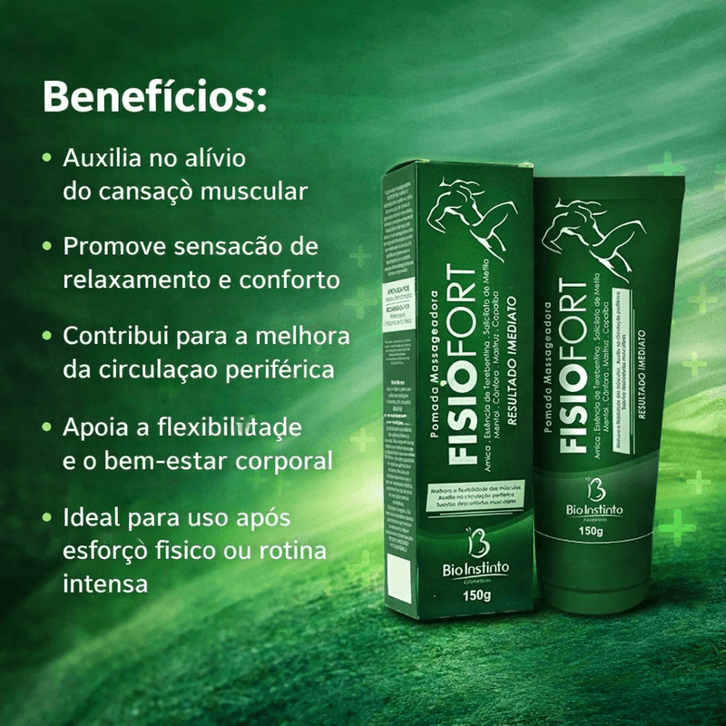 Kit C/3 Fisiofort Massageadora 150G - Bio Instinto