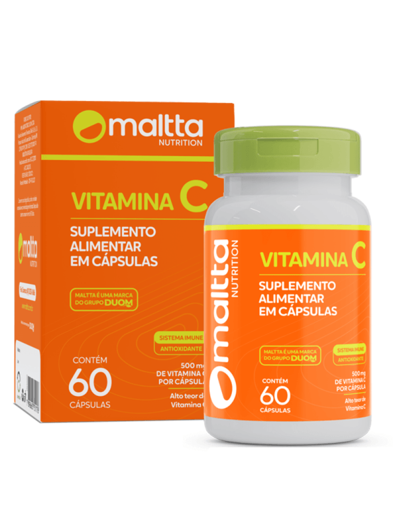 Vitamina C 60 Cápsulas - Maltta/Duom