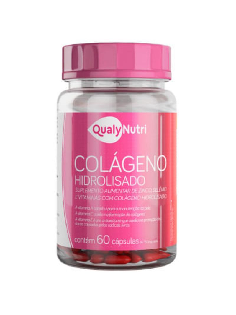 Colágeno Hidrolisado C/60 Cápsulas - Qualy Nutri