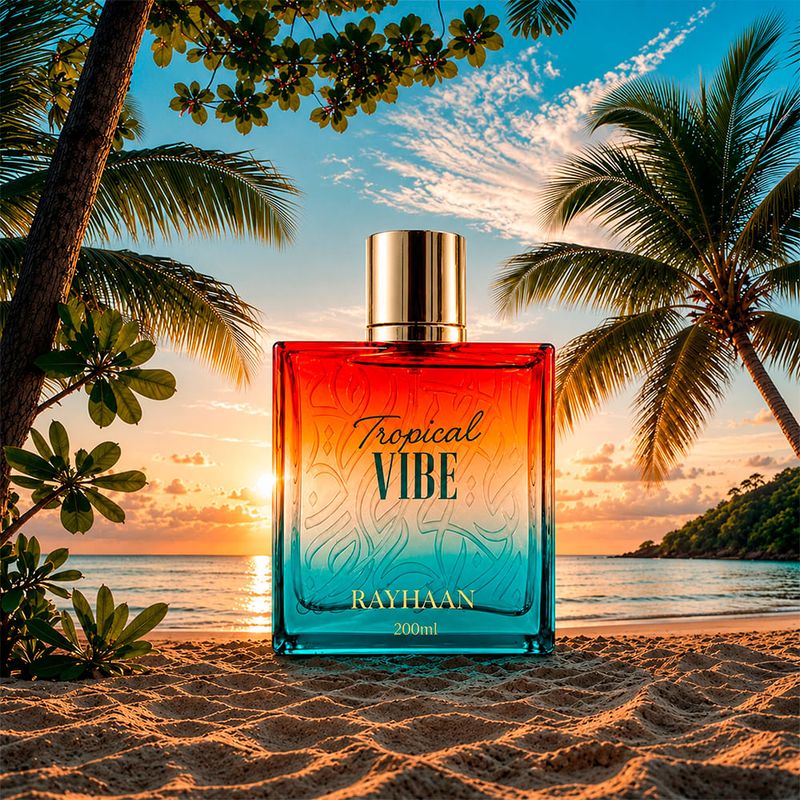 Rayhaan Tropical Vibe Eau de Parfum - Perfume Unissex 100ml
