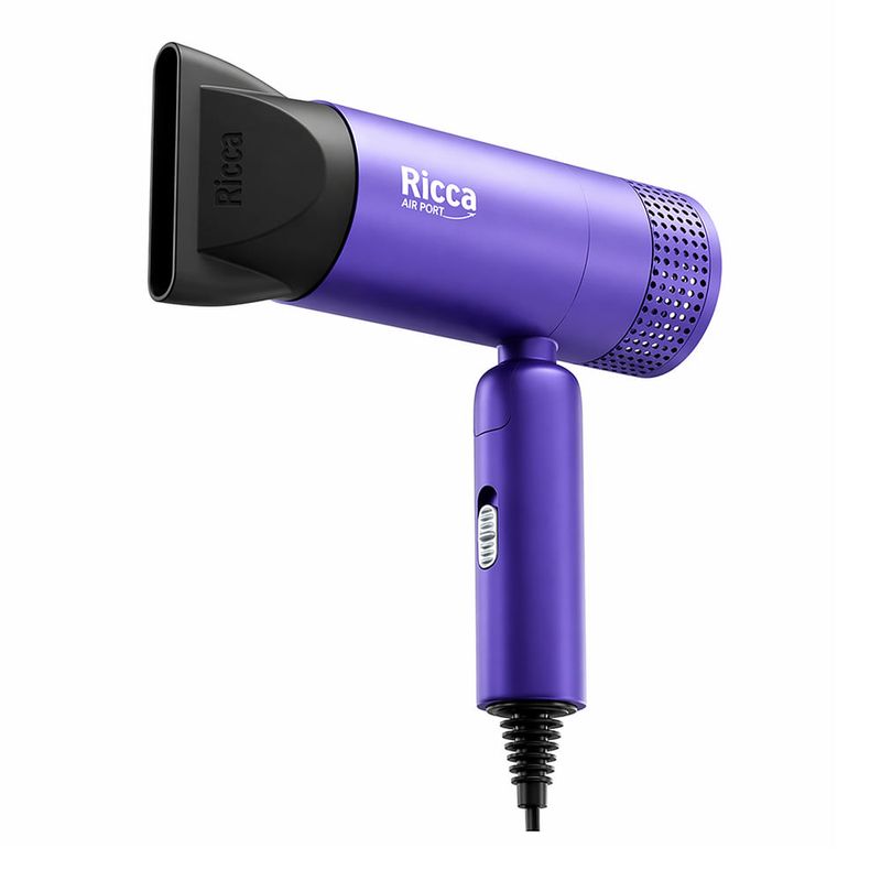 Ricca Airport Portatil 1200w - Secador de Cabelo Bivolt