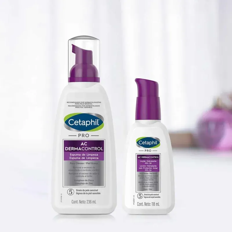 Espuma de Limpeza Facial Pro AC Control Matificante 236ml Cetaphil 8