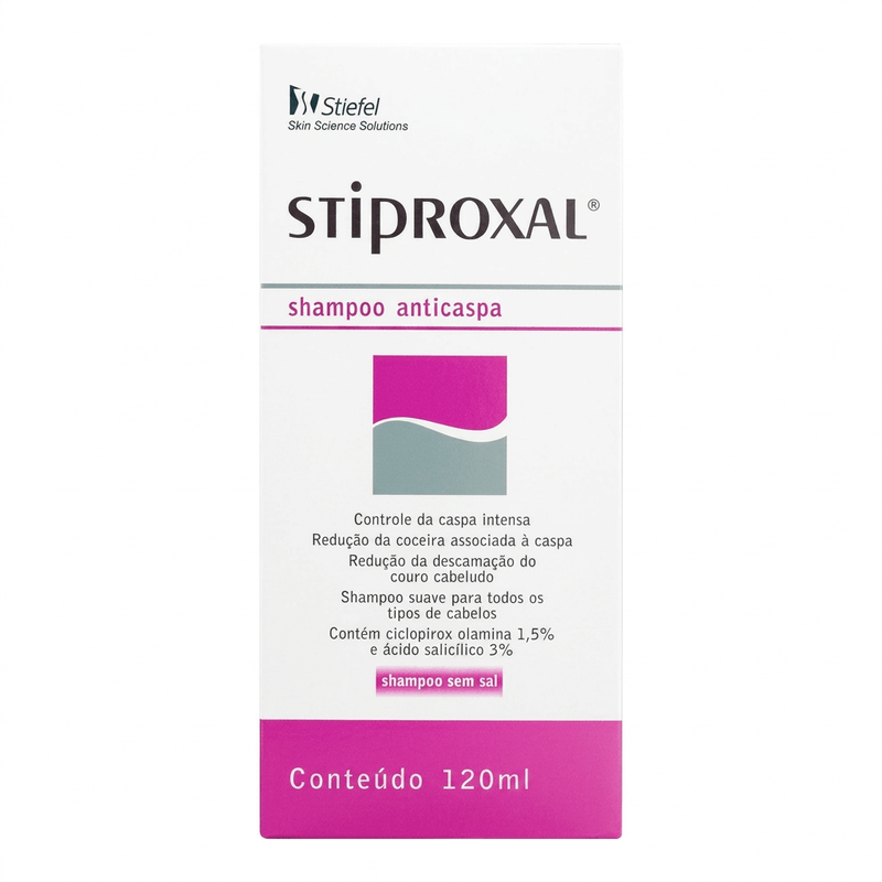 Shampoo Anticaspa Stiproxal Sem Sal 120ml Stiefel 1