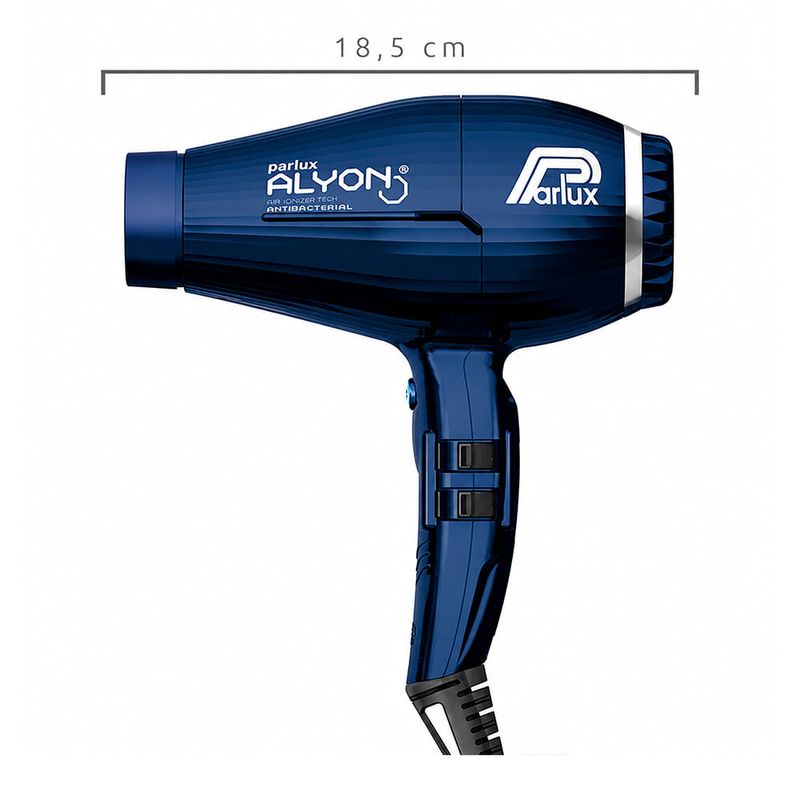 Parlux Alyon Air Ionizer Tech Antibacterial 2250W Azul - Secador de Cabelo 220V