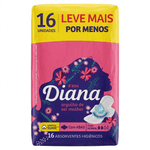Absorvente com Abas Suave 16 Unidades Diana 1