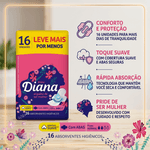 Absorvente com Abas Suave 16 Unidades Diana 3