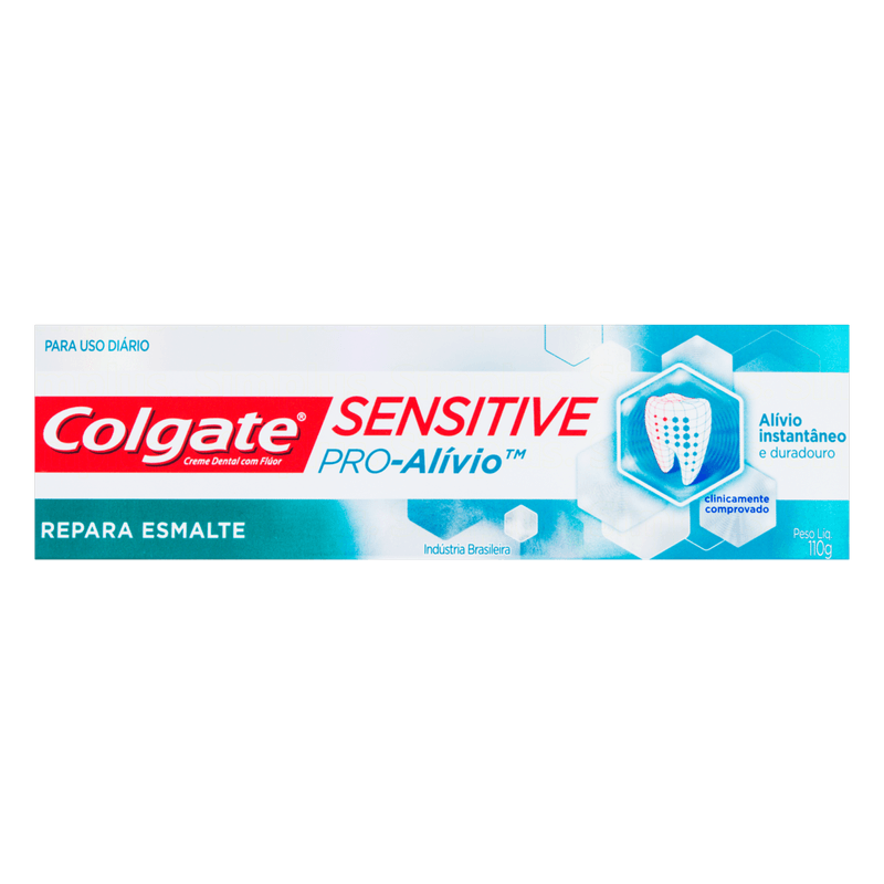 Creme Dental Colgate Sensitive Pró Alívio Repara Esmalte 110g