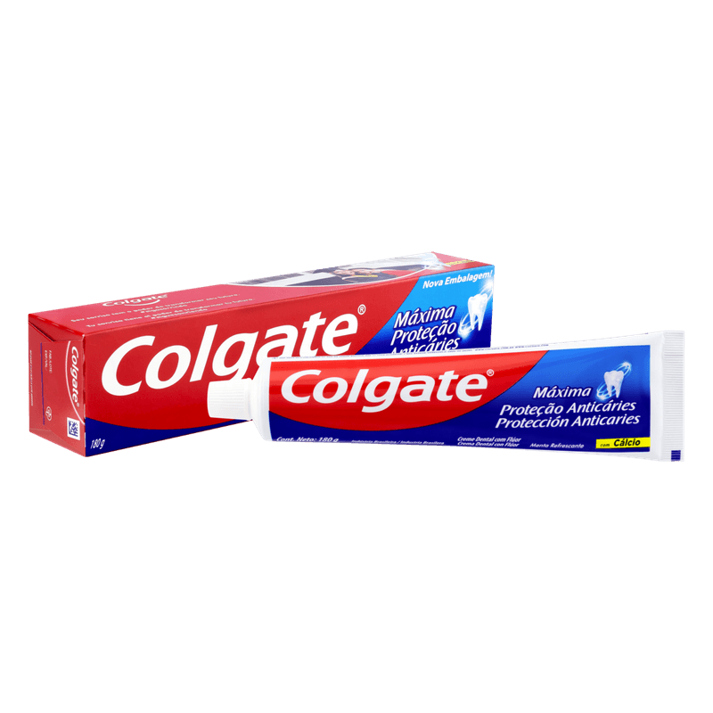 Creme Dental Colgate Máxima Proteção Anticáries Menta 180g