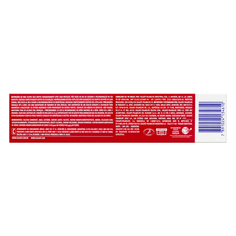 Creme Dental Colgate Máxima Proteção Anticáries Menta 180g