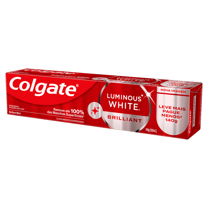 Creme Dental Luminous White 140g Brilliant Mint Colgate