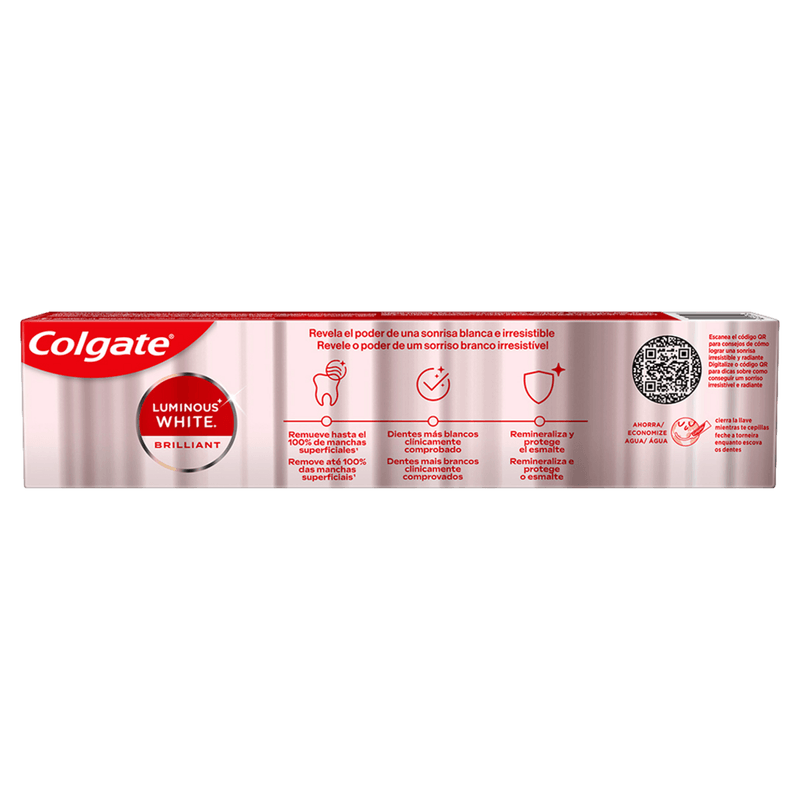 Creme Dental Luminous White 140g Brilliant Mint Colgate