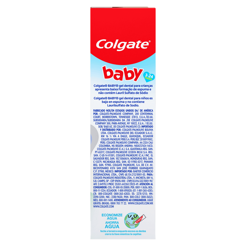 Creme Dental Infantil Colgate Baby Sem Flúor Fruta Suave 50g