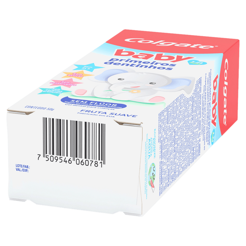Creme Dental Infantil Colgate Baby Sem Flúor Fruta Suave 50g