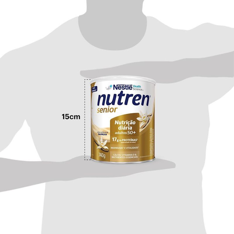 Complemento Alimentar Nutren Senior Baunilha - 740g