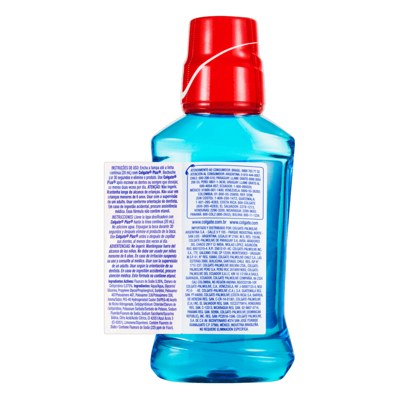 Enxaguante Bucal Zero Álcool Tutti Frutti Minions Colgate Plax Kids - 250ml