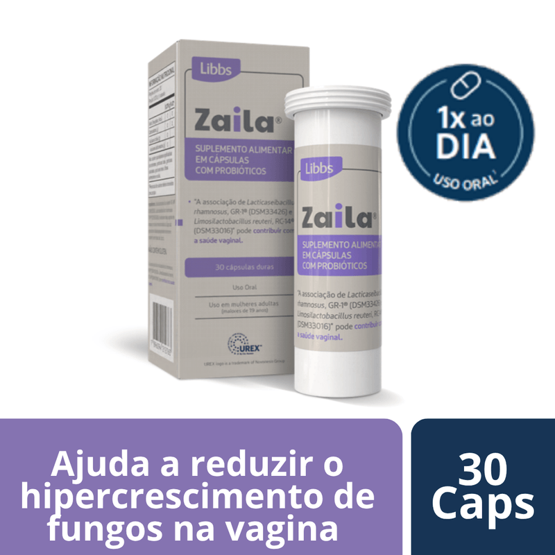 Zaila 9mg Suplemento Alimentar Libbs - 30 Cápsulas