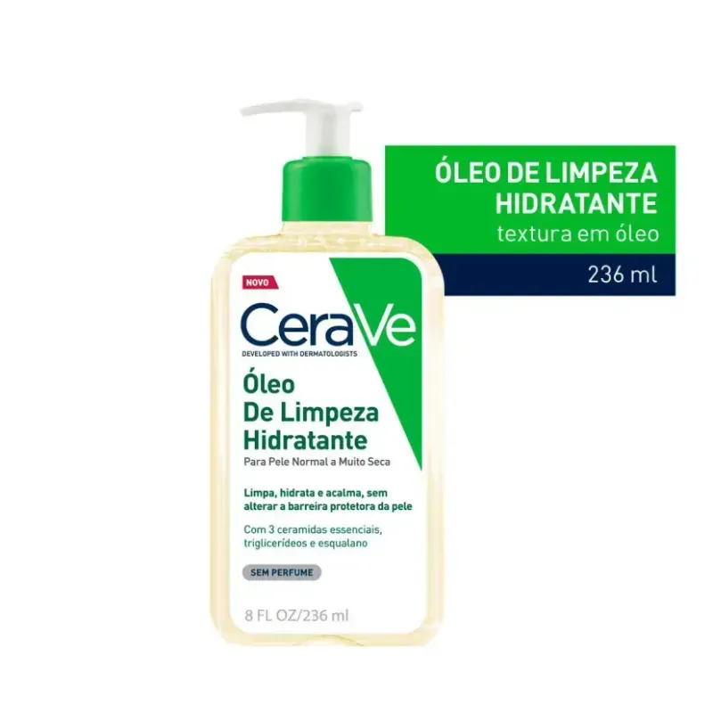 Óleo de Limpeza Hidratante Cerave 236ml