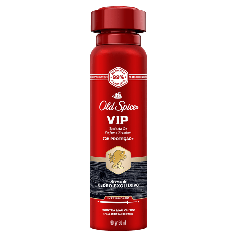 Antitranspirante Vip Old Spice 150ml Spray