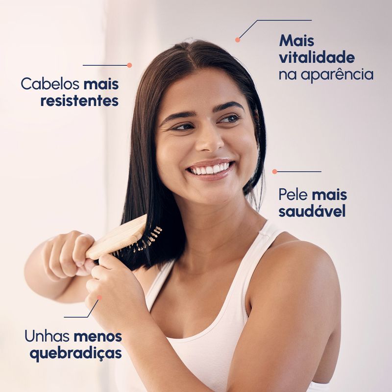Suplemento Alimentar Nicoben Cabelo, Pele e Unhas - 60 Cápsulas Gelatinosas