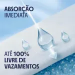 Plenitud Plus Fit Roupa Íntima para Mulheres P/M - 8 Unidades