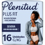 Plenitud Plus Fit Roupa Íntima para Mulheres G/XG - 16 Unidades