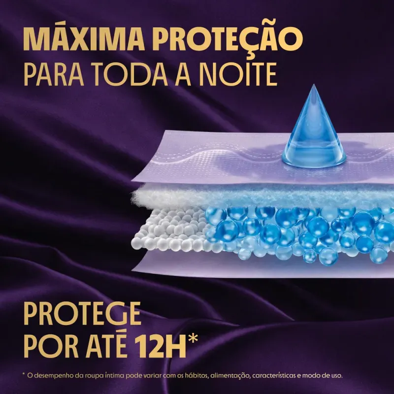 Roupa Íntima Descartável Unissex Plenitud Noturna G/XG - 32 Unidades