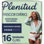 Plenitud Frescor Diário Roupa Íntima 2x mais Fresca G/XG - 16 Unidades